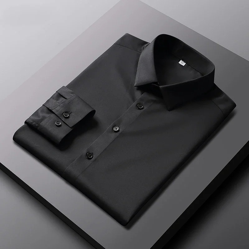 Men’s Wrinkle Free Dress Shirt Long Sleeve Casual Non Iron Button Down