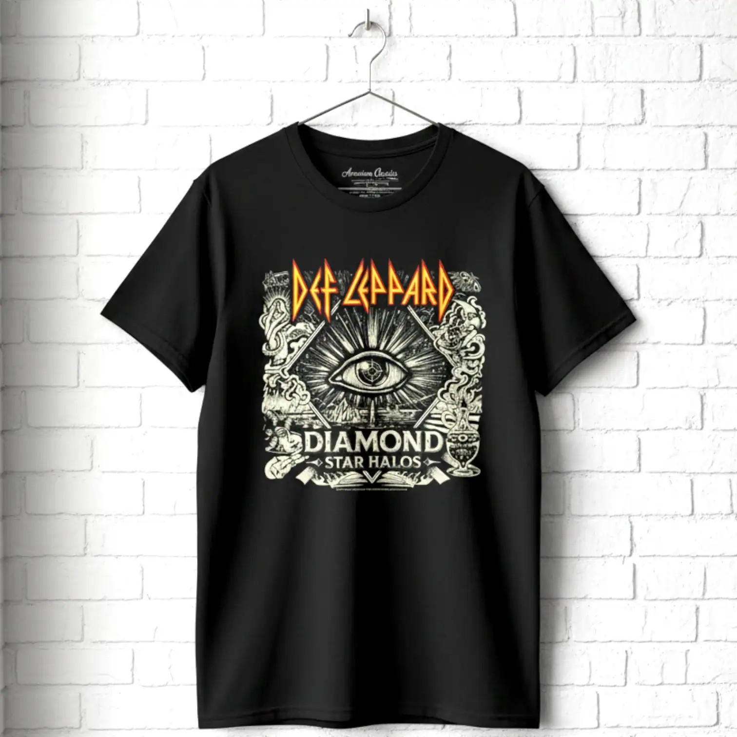 Def Leppard Diamond Star Halos Men’s T Shirt