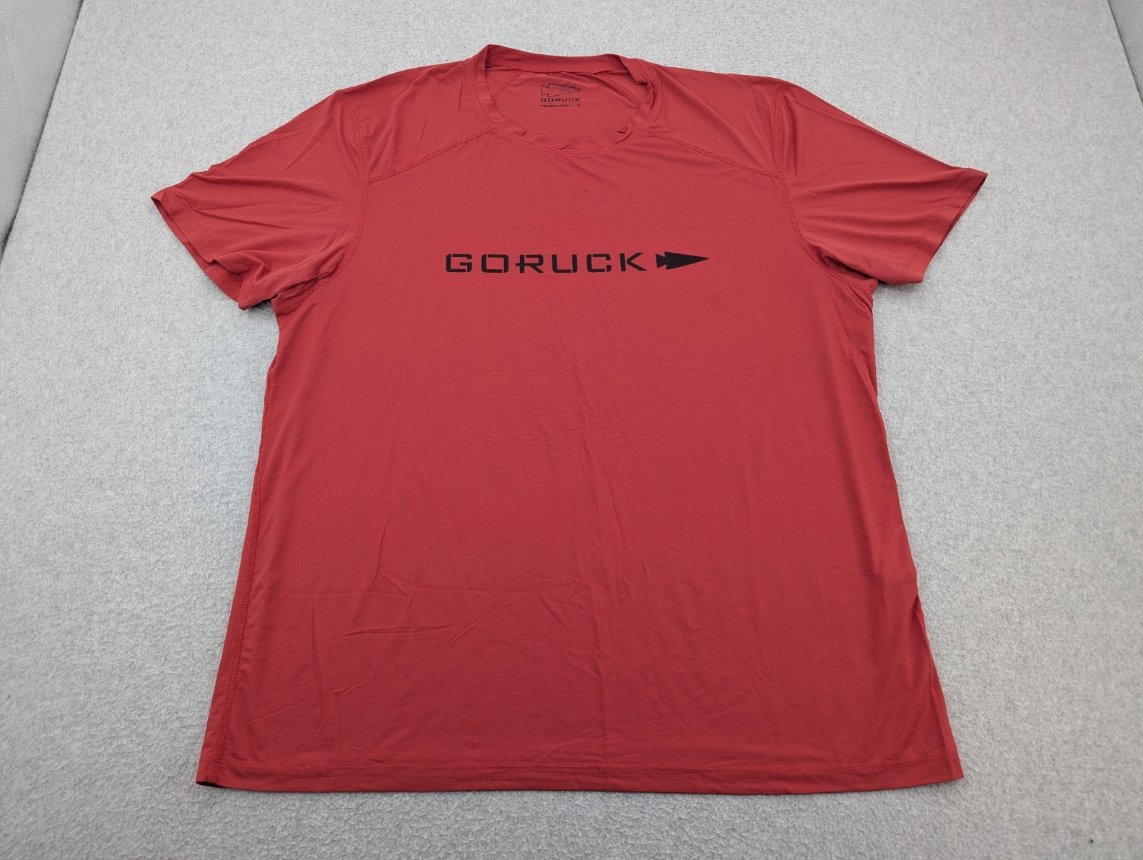 GORUCK Tough Mesh Training Shirt Mens XL Red Short Sleeve Rucking Performance