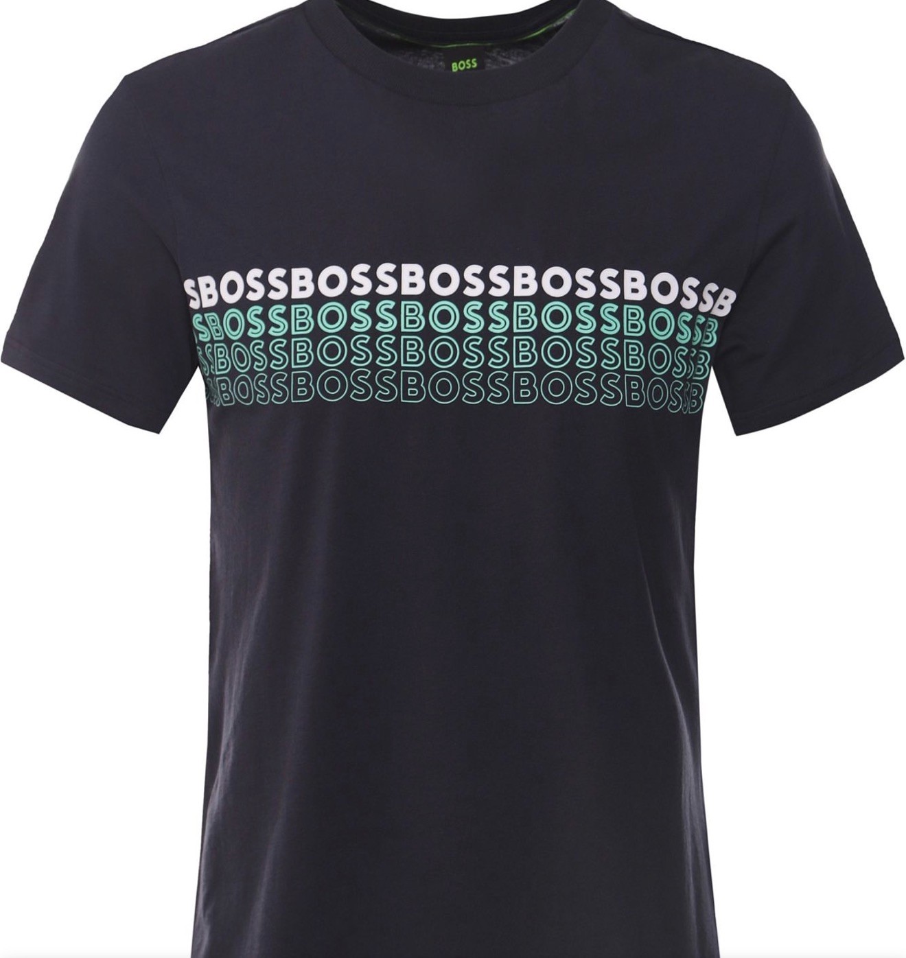 BOSS Athleisure Men’s dark blue Crew Neck Pullover Logo Graphic Sweatshirt L
