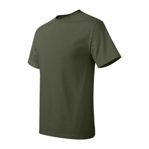 Hanes Set of 2 Authentic Men’s Plain Crewneck Short Sleeve Tagless T-Shirt