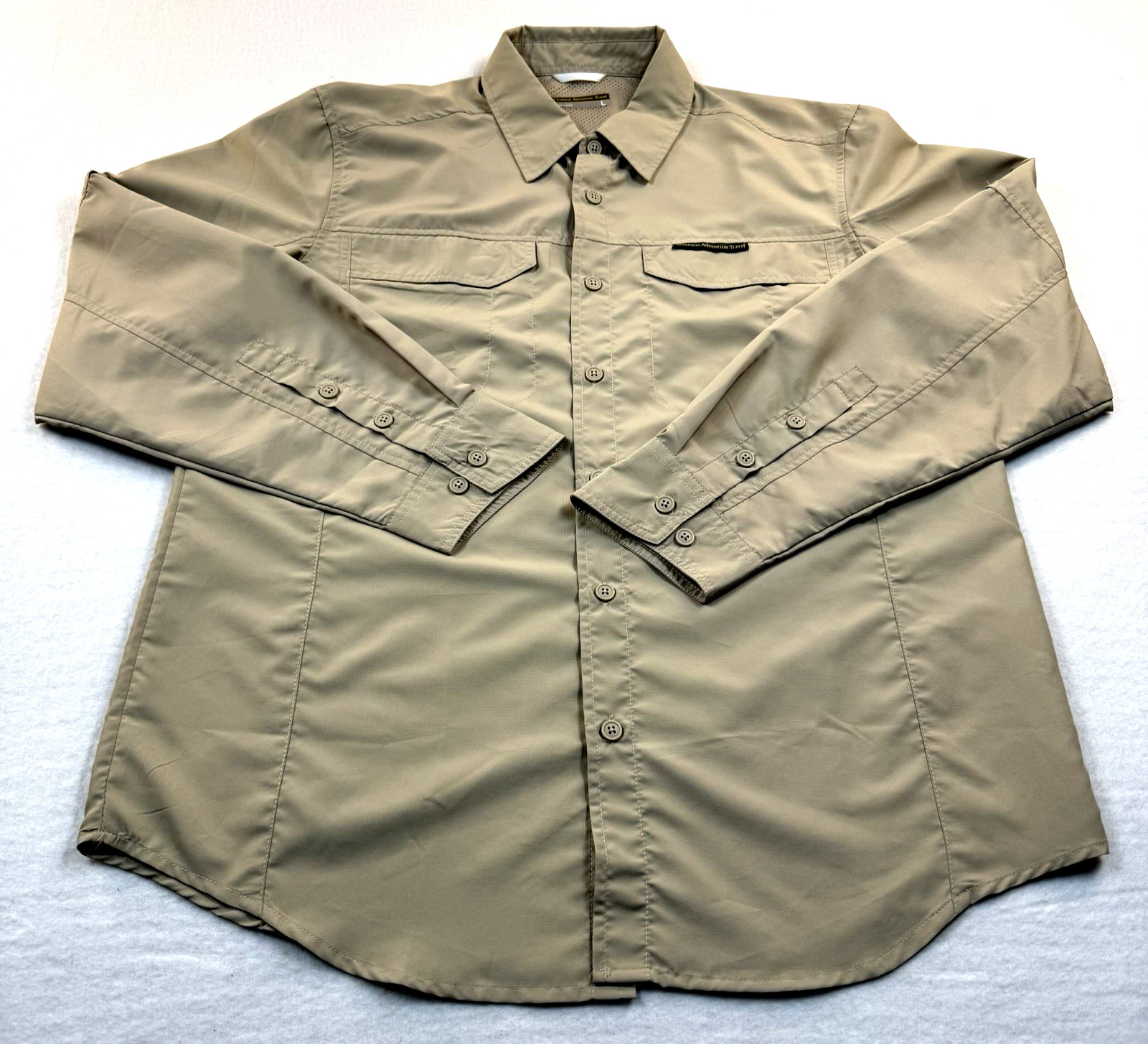 Fishing /Hiking Shirt by Overseas Adventure Travel Men’s Long Sleeve SZ L