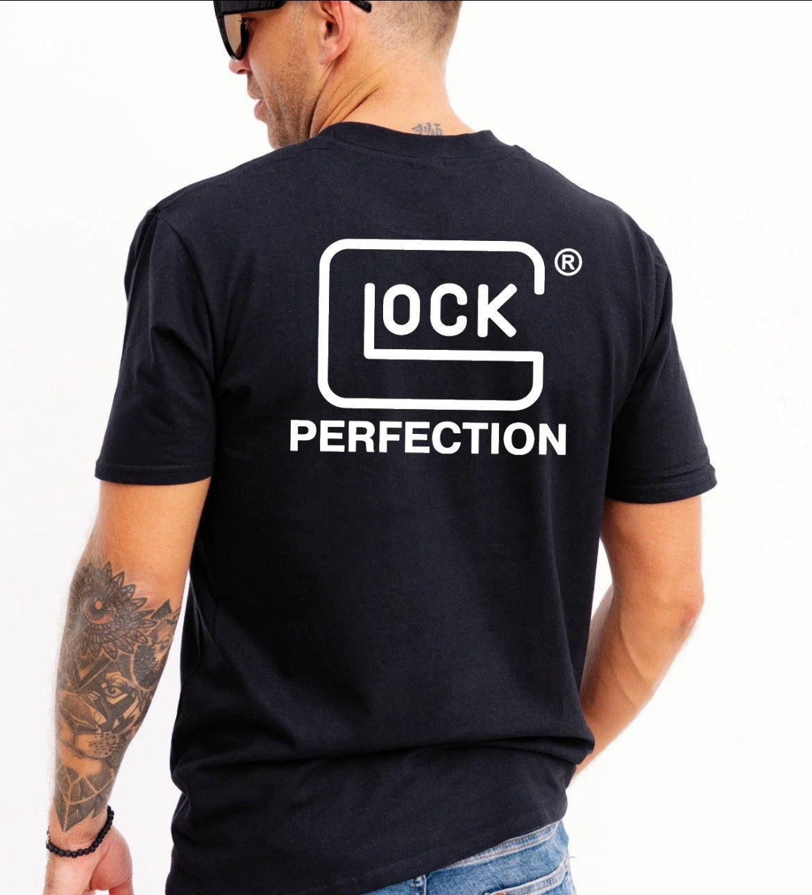 NEW Glock Men’s Big Logo t-shirt tee Bella and Canvas shirt gun gift