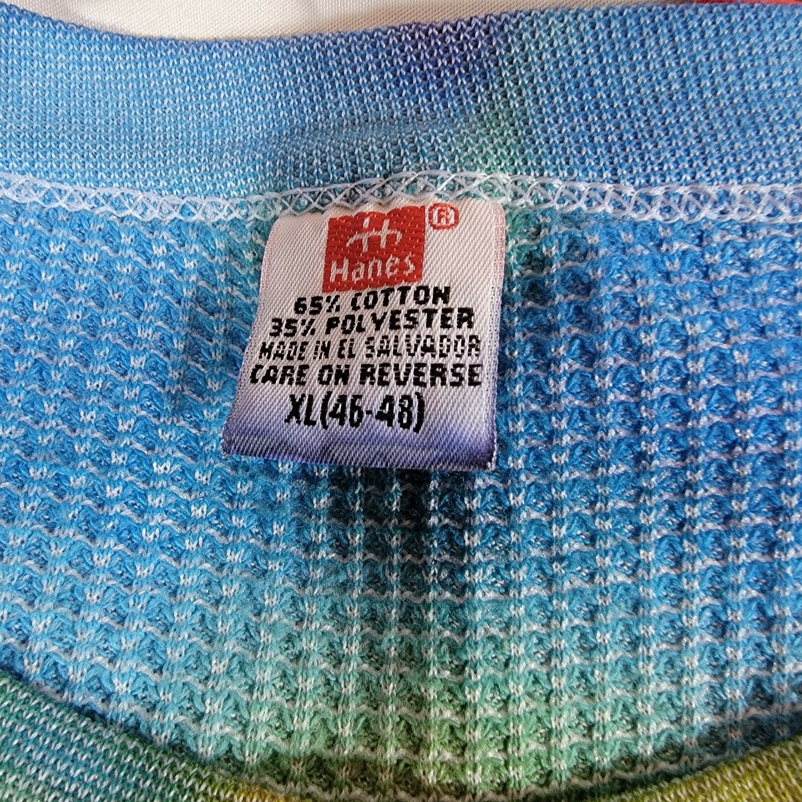 Hand made Tie-Dye 5.3 oz. Pre-Shrunk 100% Heavyweight Cotton Wash long john
