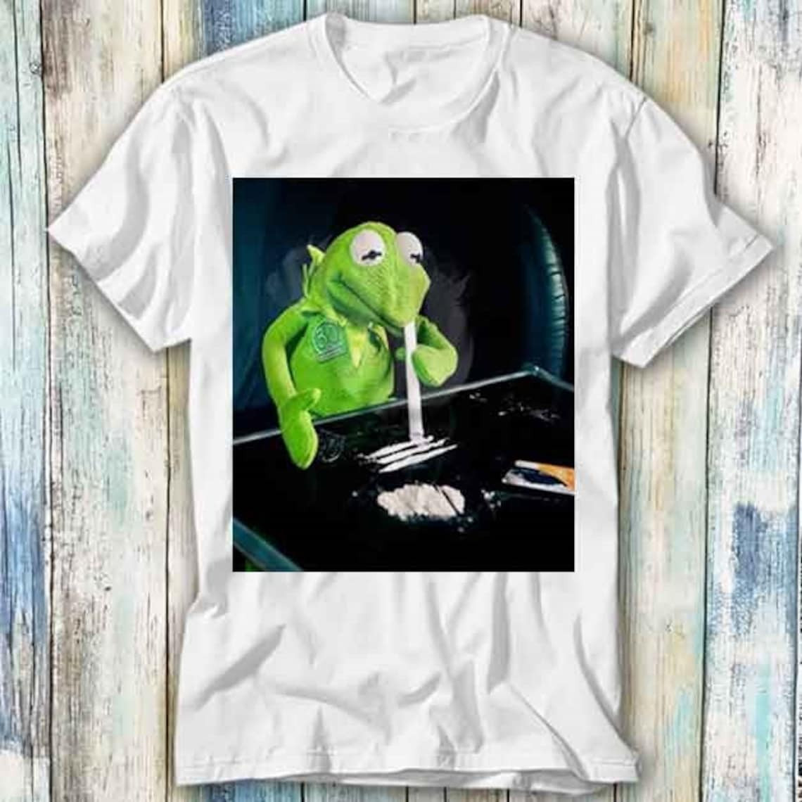 Frog Cocaine Drug Hipster Funny Narcos T Shirt Meme Gift T Shirt Meme