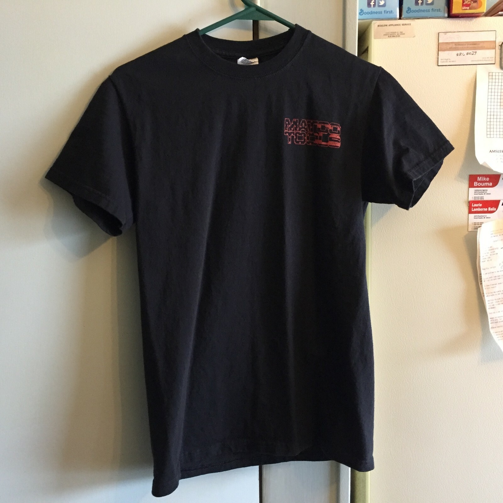 Matco Tools T-Shirt S Small Black Cotton American Flag Free Shipping