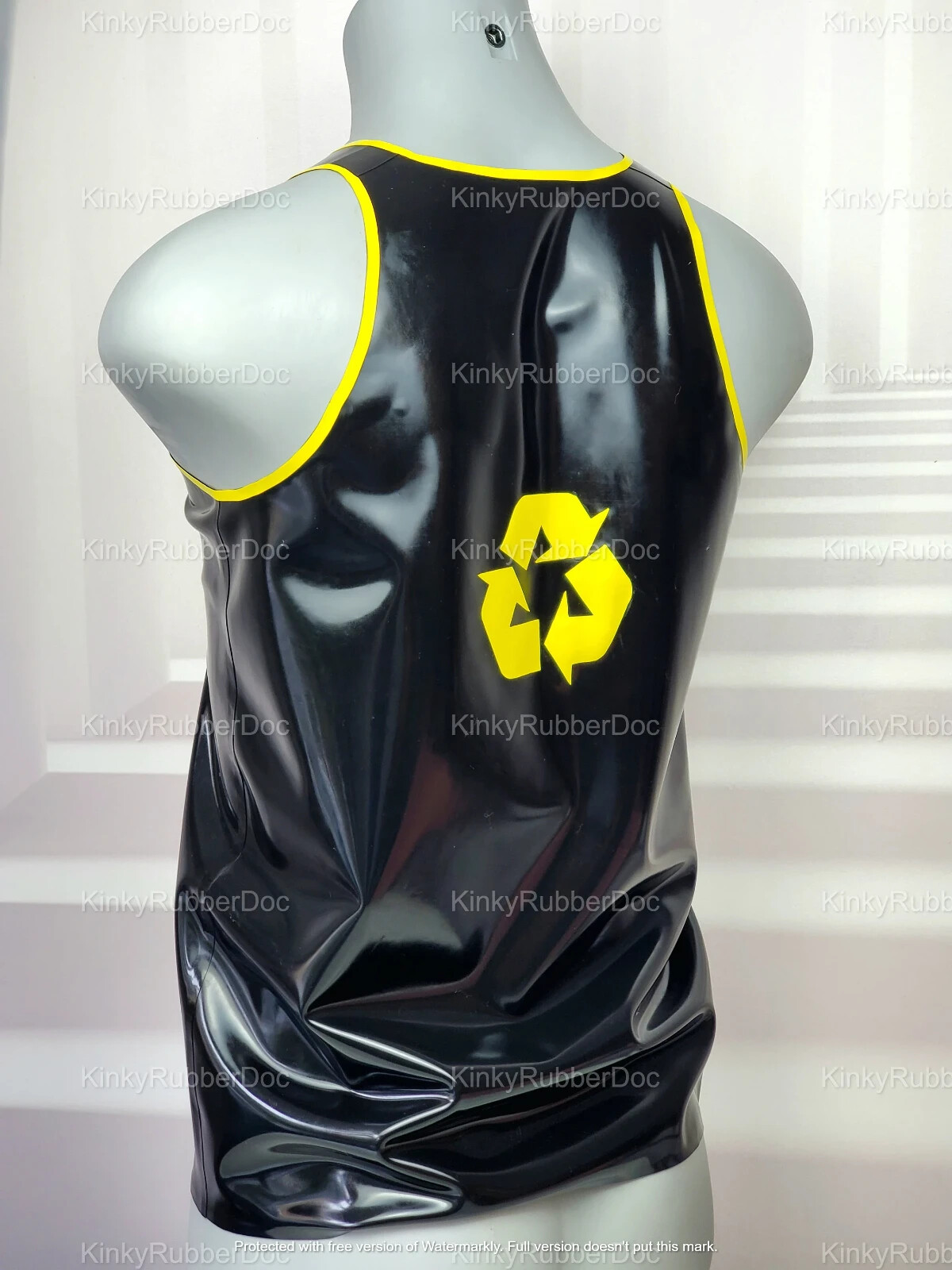Customizable Latex Rubber Tank Top – PISS