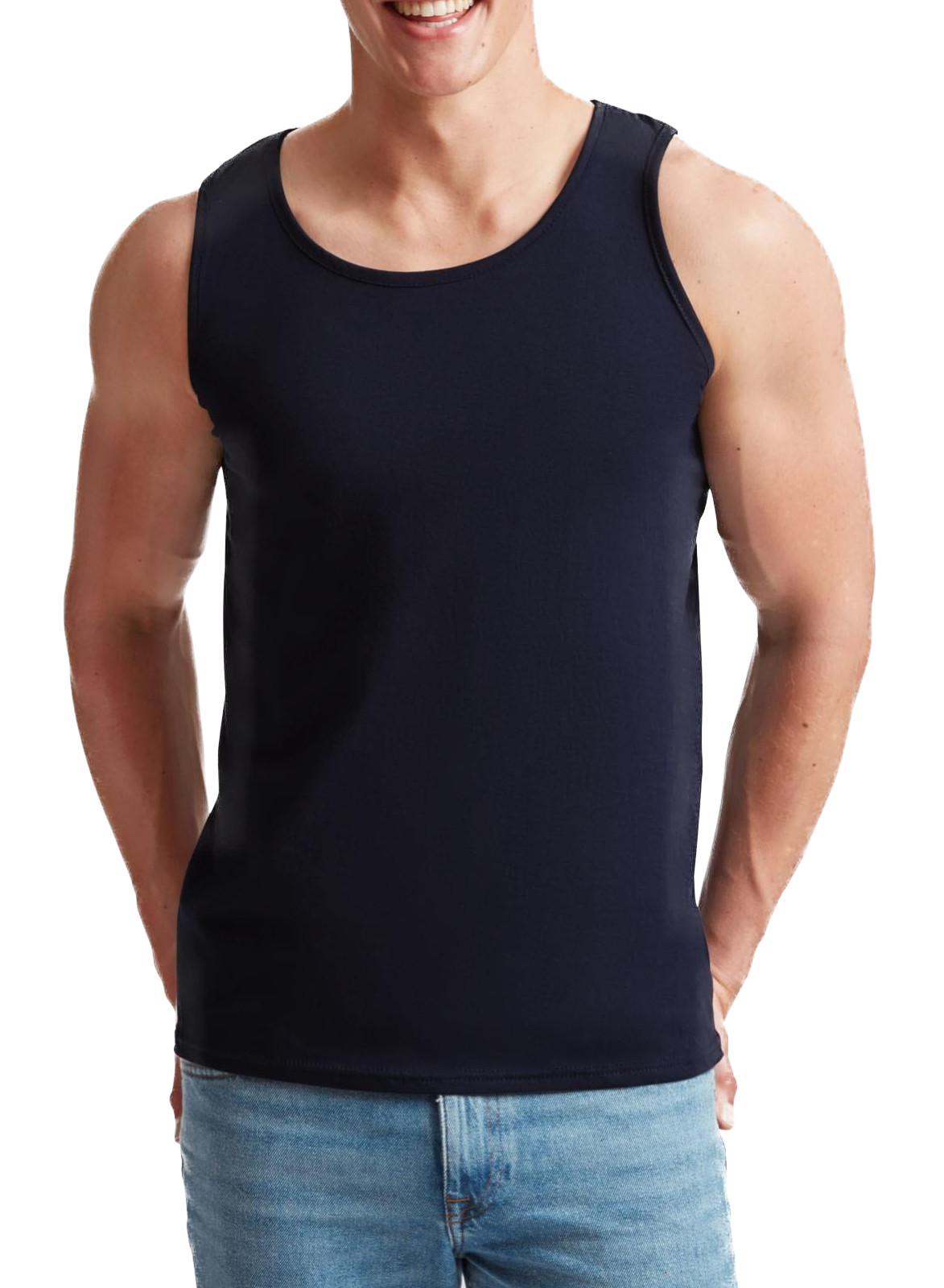 Fruit of the Loom Mens Cotton Athletic Vest Tank Top Sleeveless T-Shirt