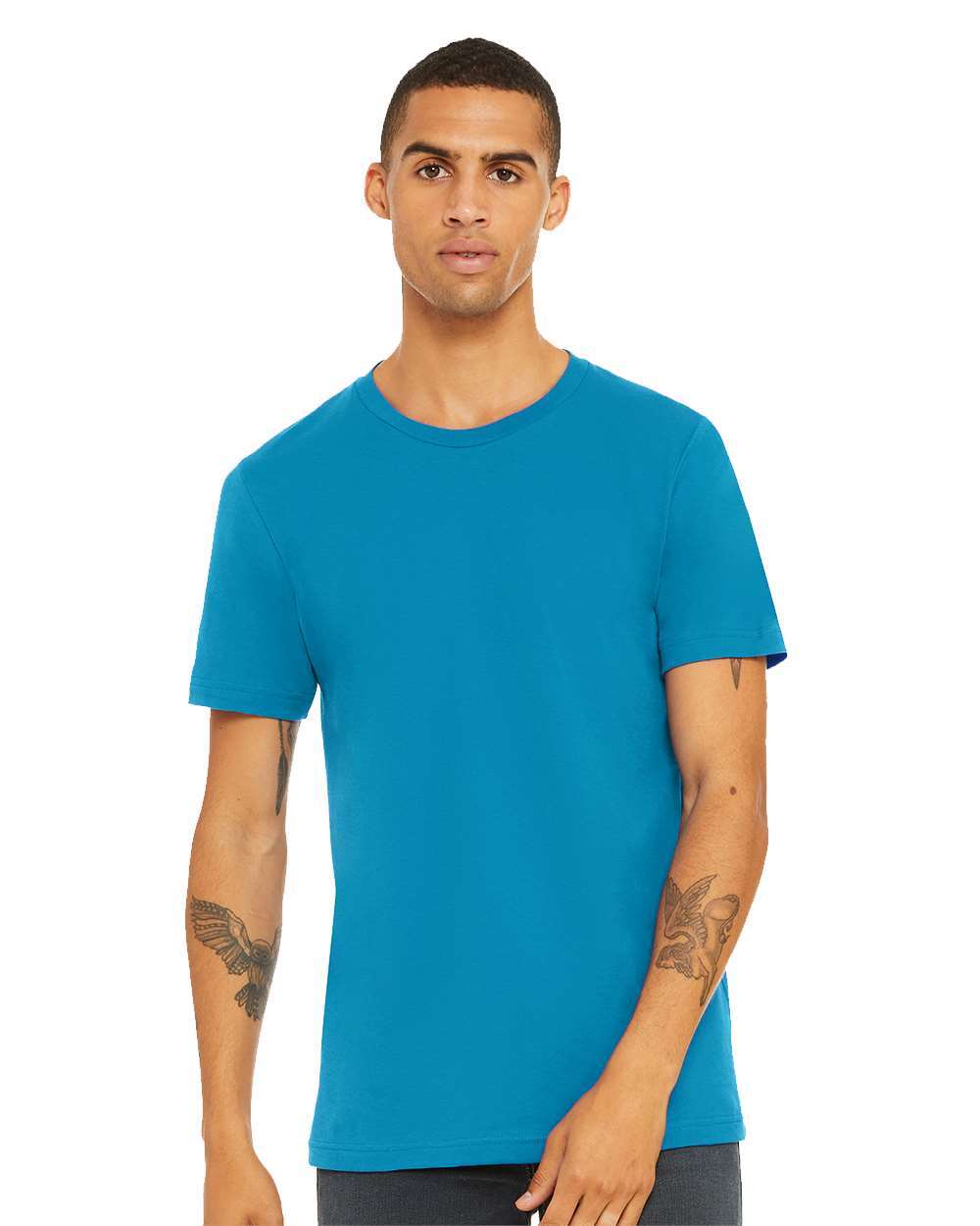 BELLA + CANVAS 3001 Unisex Jersey Tee Retail Fit Plain Basic Blank Cotton Shirt
