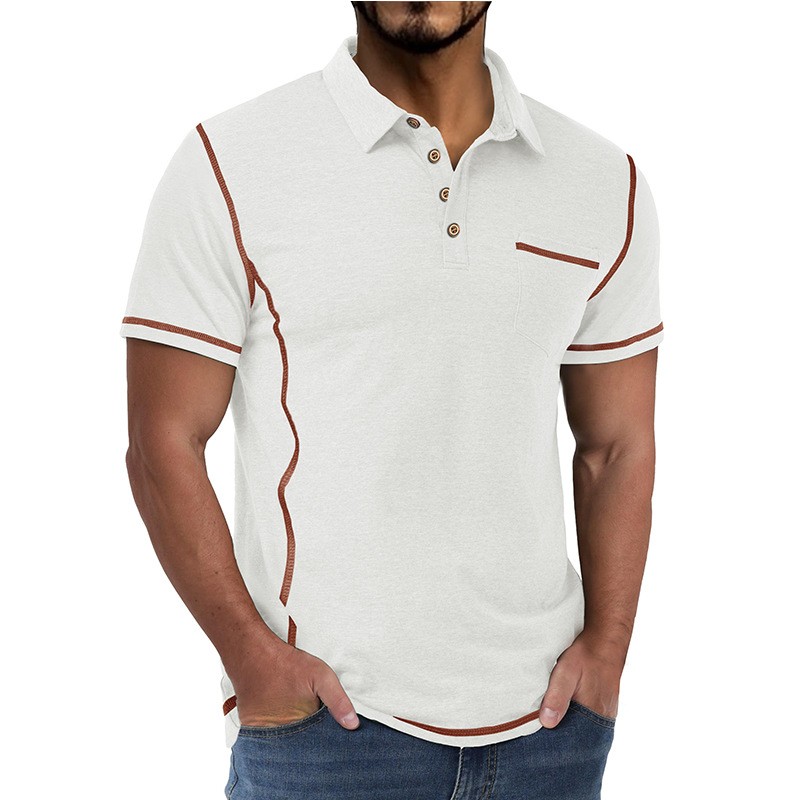 Summer Turn-Down Collar T-shirt