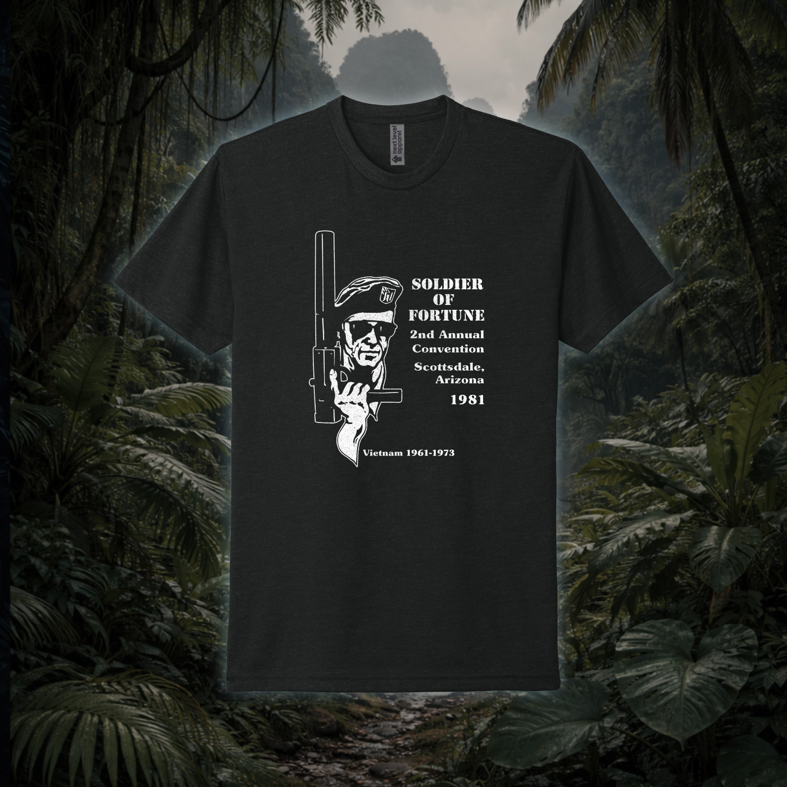 Soldier of Fortune Magazine 2nd Annual Convention 1981 T-Shirt