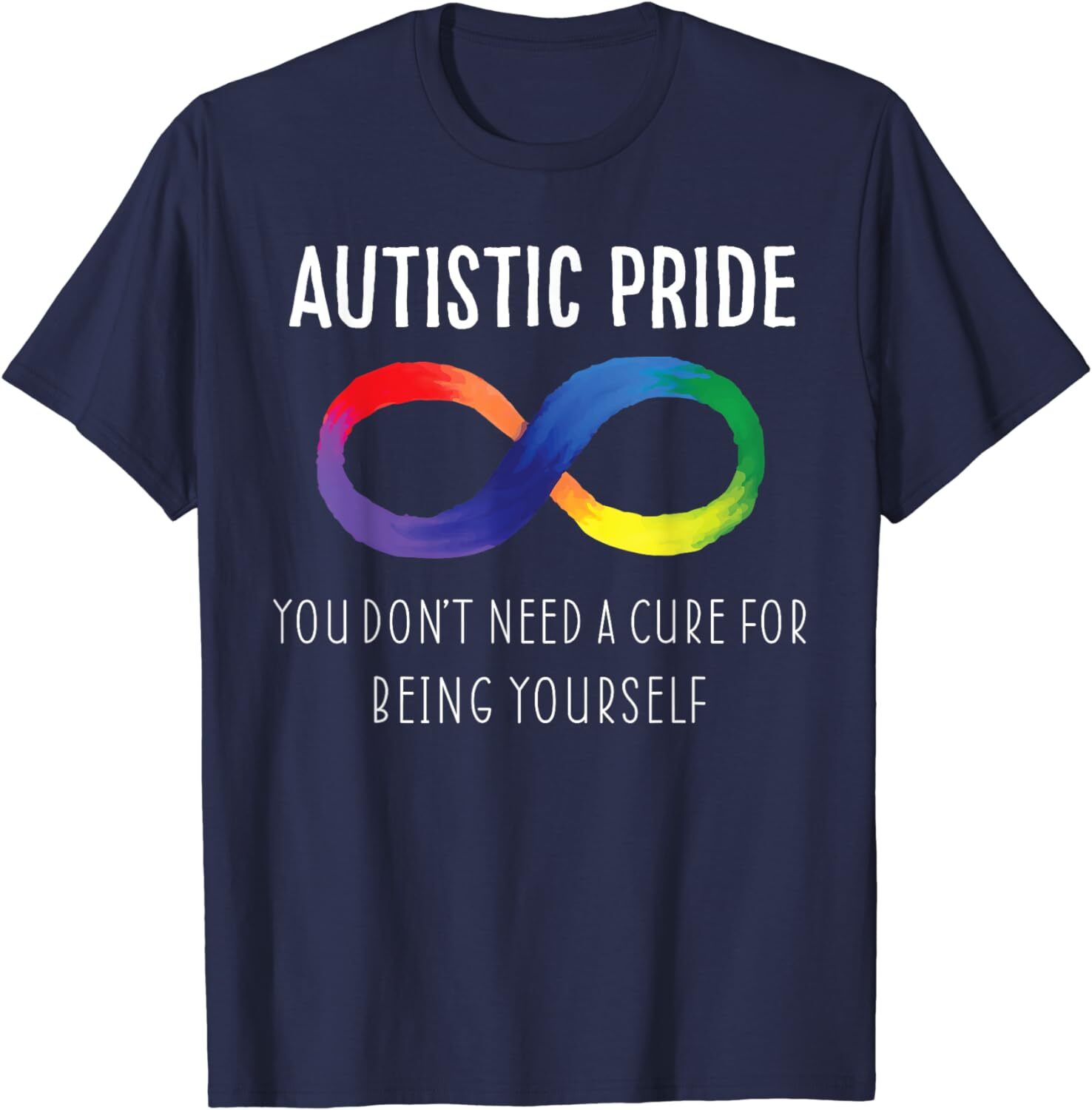 Autistic Pride Autism Awareness Acceptance Love Heart Unisex T-Shirt