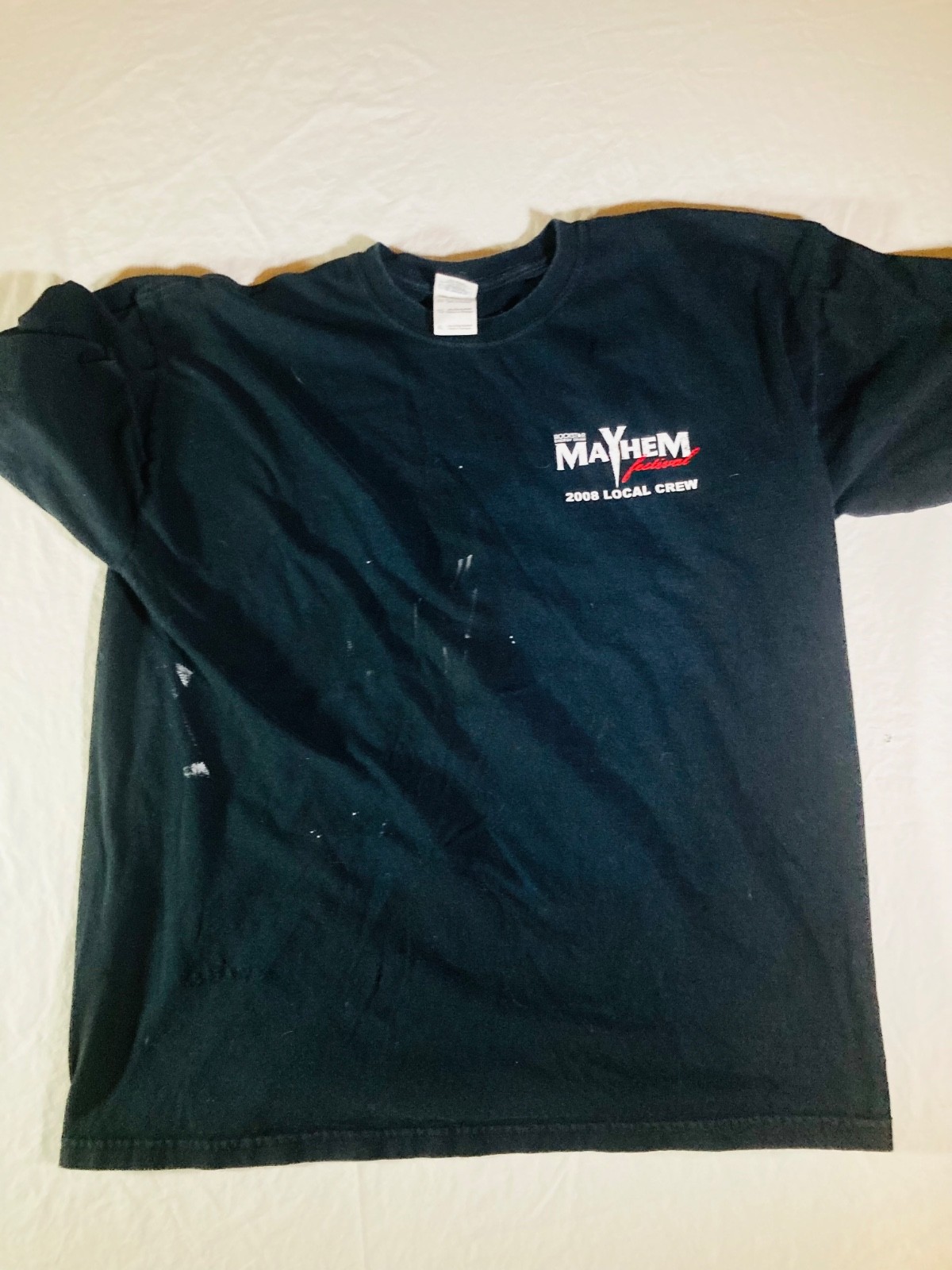 2008 Concert Crew Rockstar Mayhem Festival T-Shirt XL Cotton Graphic