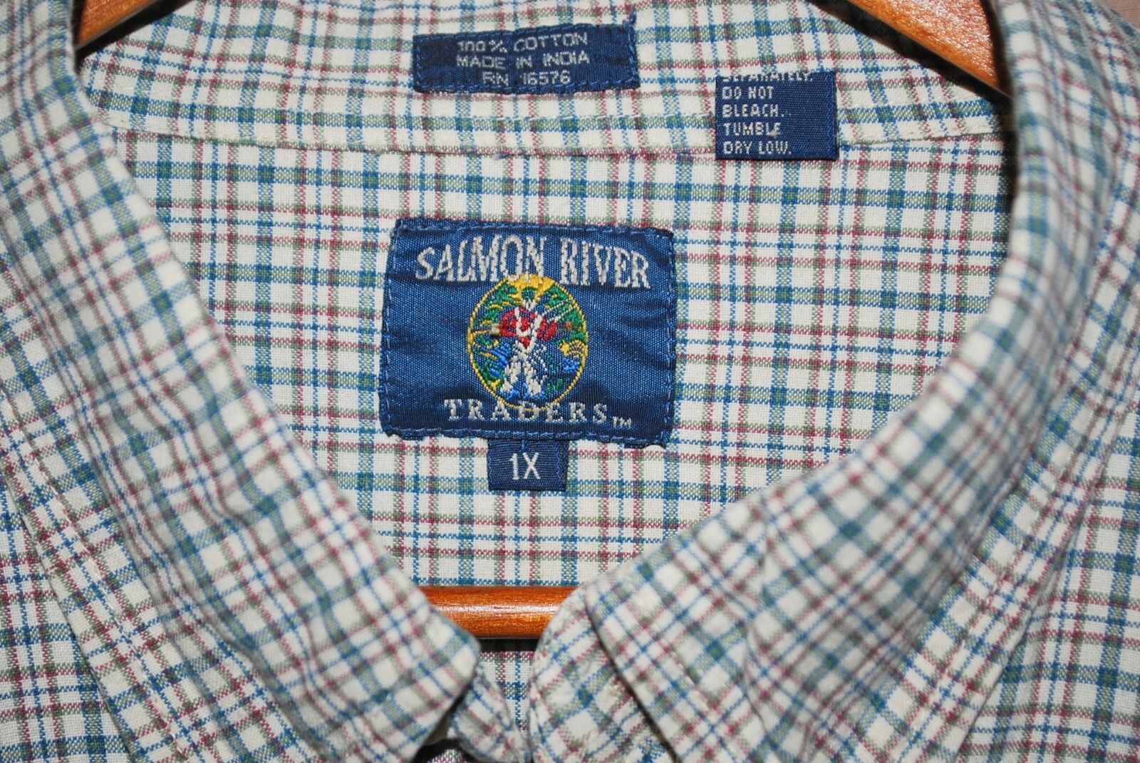 SALMON RIVER TRADERS – MEN’S SHORT SLEEVE XL Outdoor Spring Summer Fall Shirt