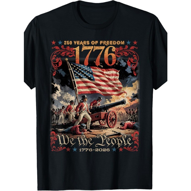 USA 250th Anniversary T-Shirt | 1776-2026 We The People Patriotic Tee