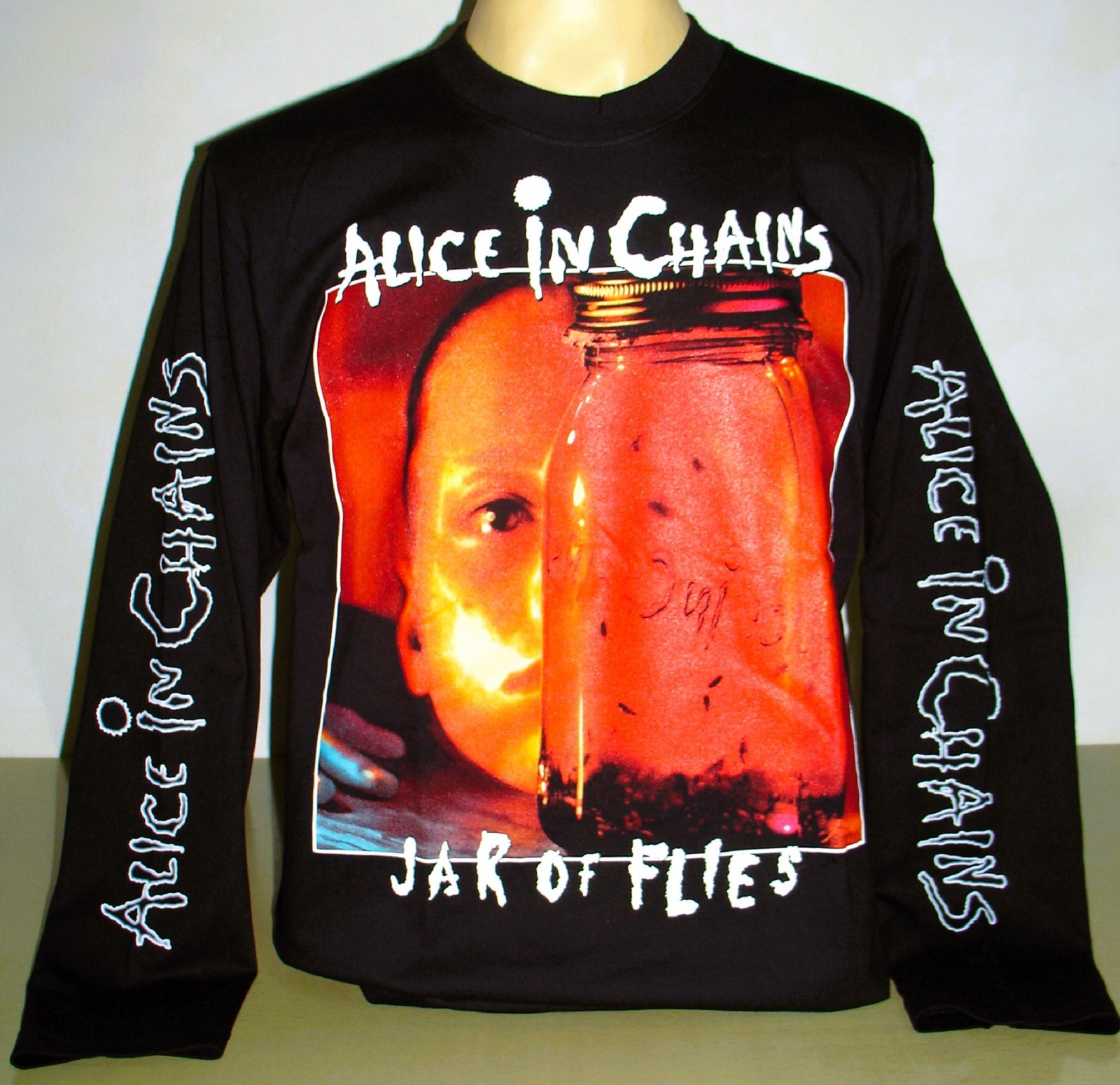Alice In Chains Jar of Flies Long Sleeve T-Shirt Size S M L XL 2XL 3XL Rock Band