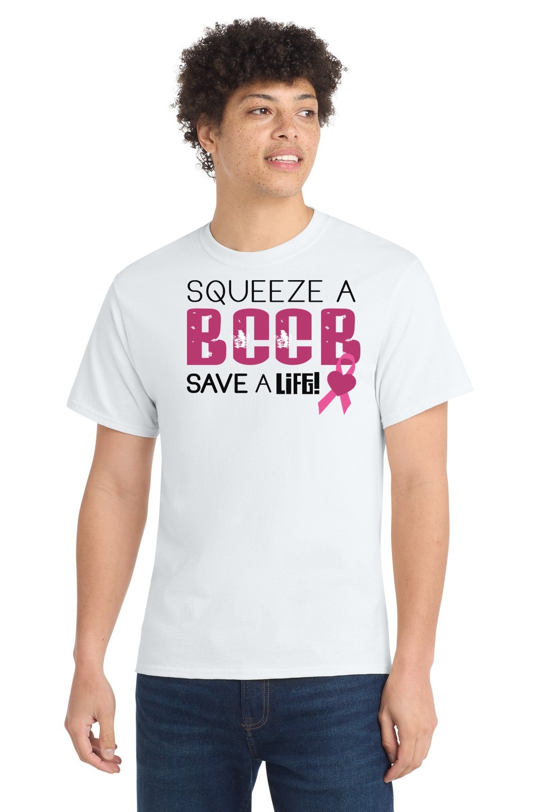Squeeze A Boob, Save A Life Breast Cancer Awareness Shirt Tee Sweatshirt Hoodie