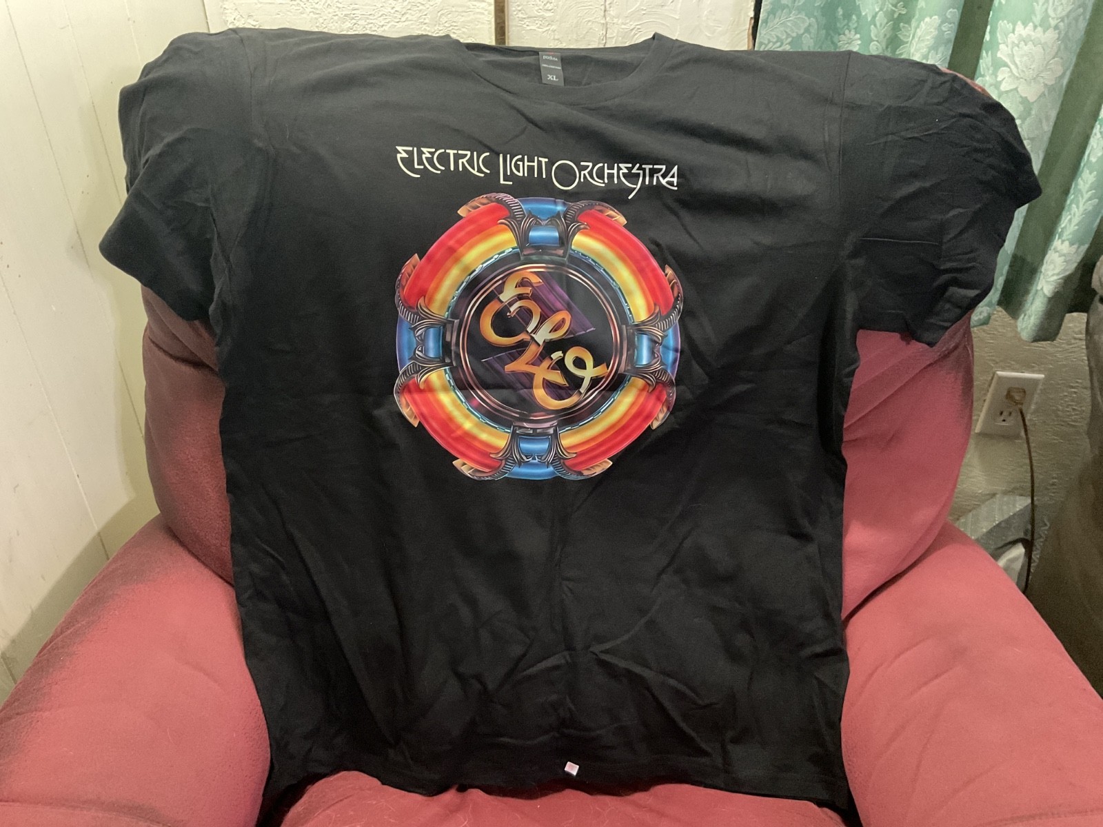 Electric Light Orchestra ELO Anniversary Rock Band Black T-Shirt Size XL