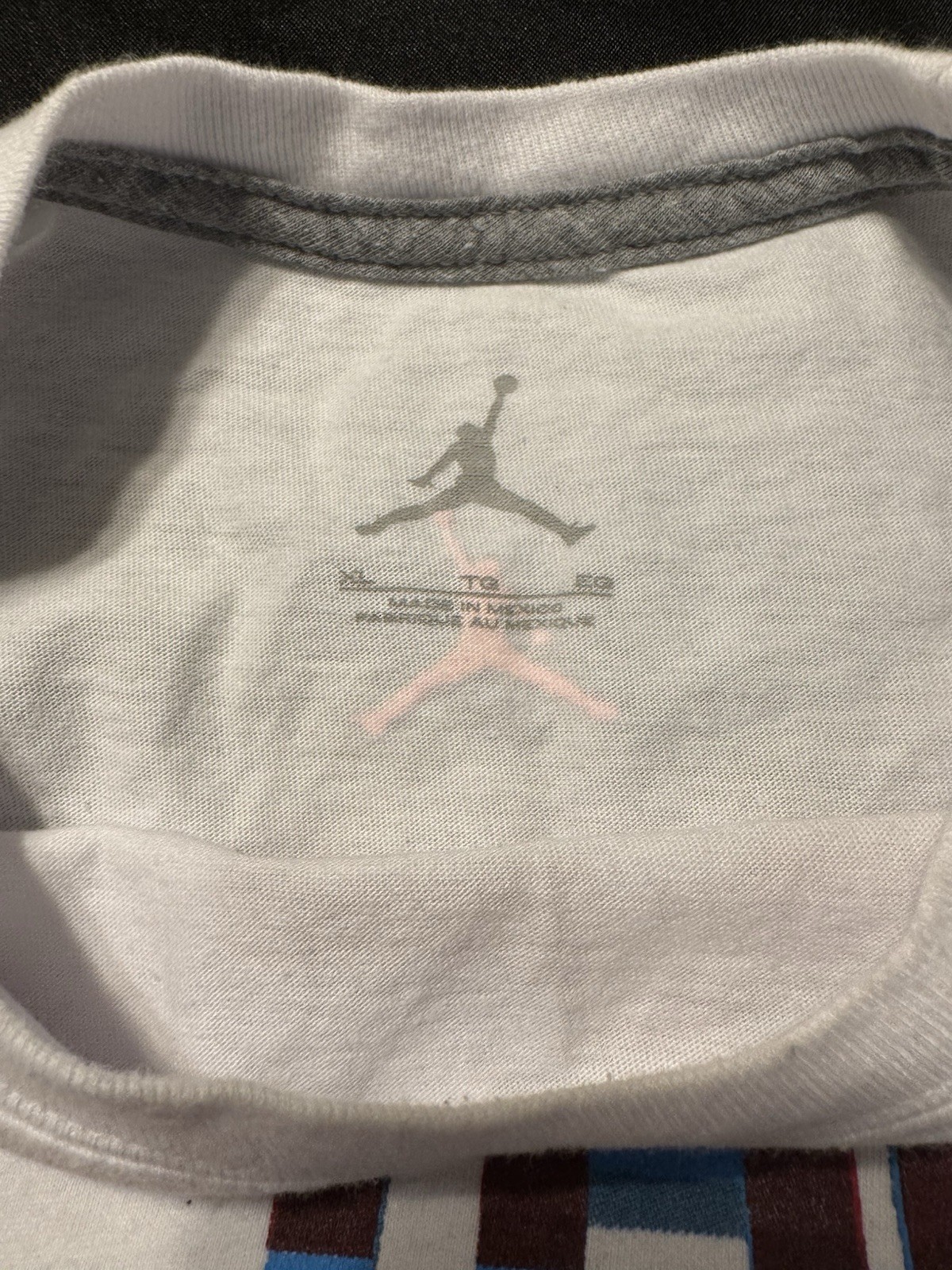 Nike Jordan Tee The Sneaker Head Shirt Mens L Red Blue White Graphic