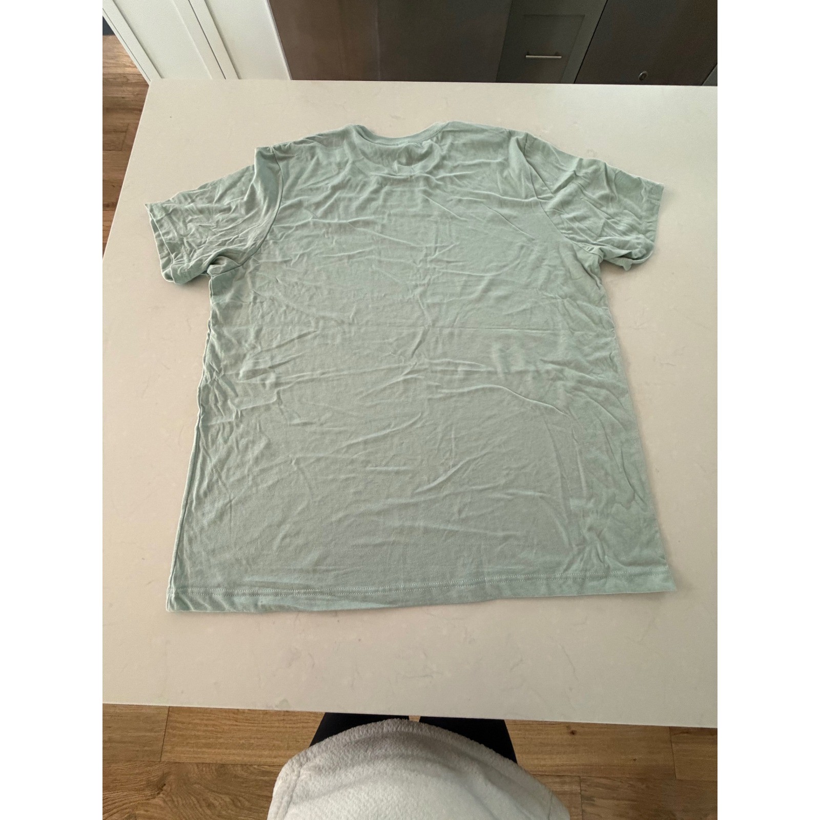 Bella + Canvas Mens 2XL Sage Green Heather Short Sleeve Crewneck T-Shirt 3001CVC