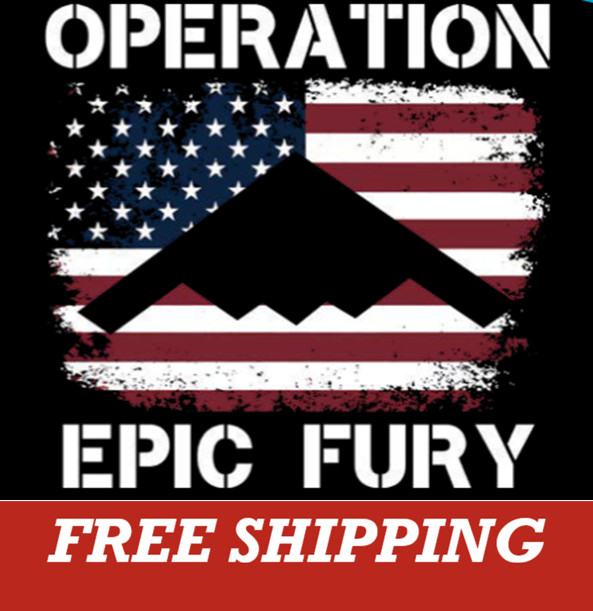 T-SHIRT-OPERATION EPIC FURY-USA-ISRAEL-IRAN