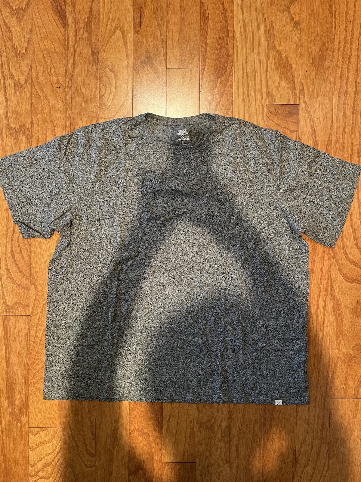 Blake Shelton x Lands’ End Mens Size XL Gray Crew Neck T Shirt Soft Feel