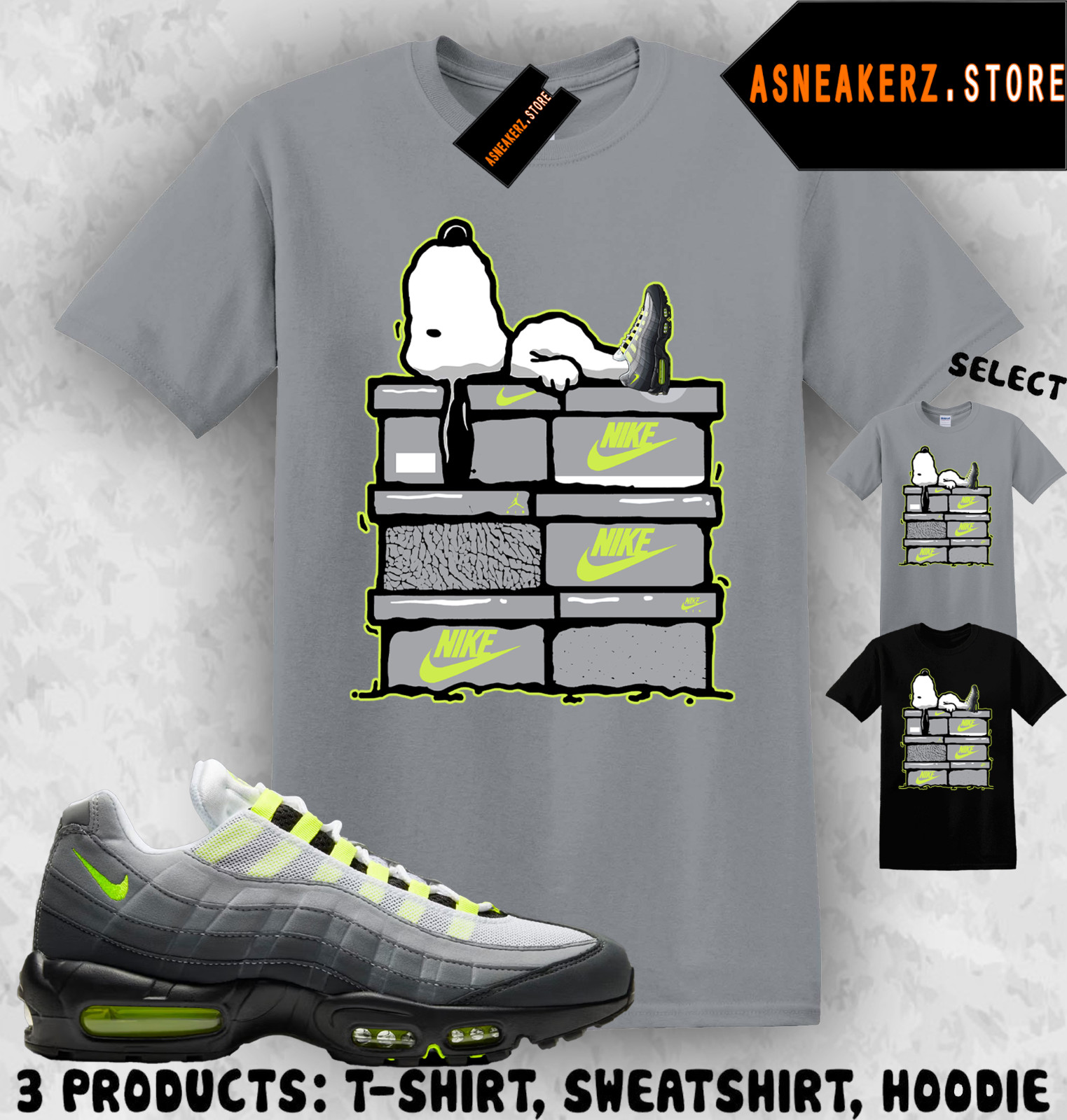 Tee Shirt Matching AM 95 Big Bubble Neon 2026 To Match Sneaker S Dog Sneakerhead