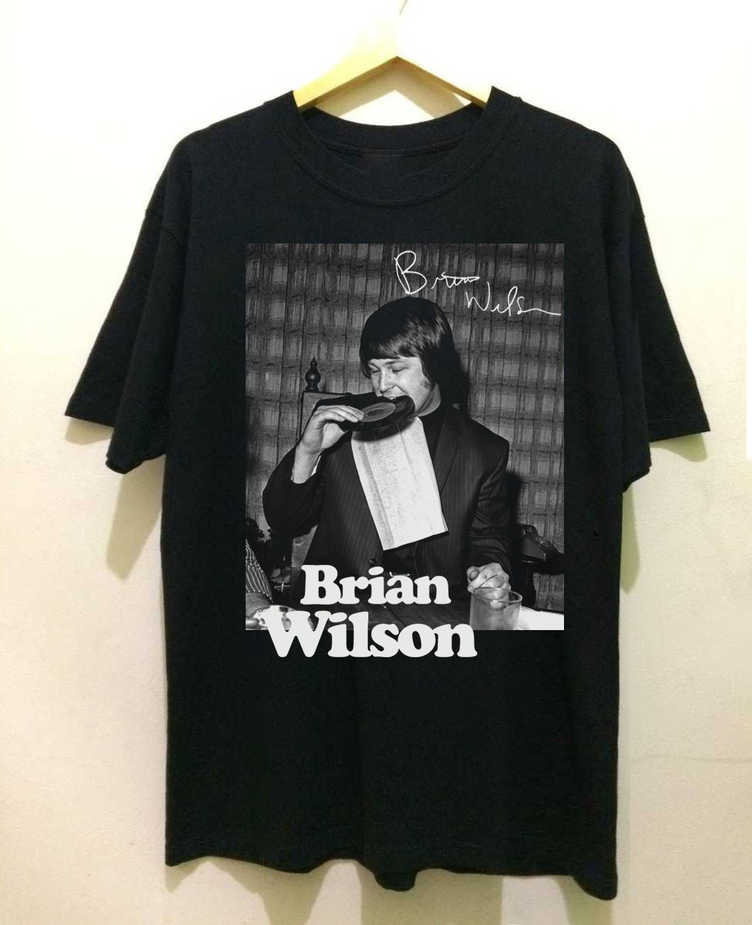 Brian Wilson Eats Funny Stuff Unisex T-Shirt Cotton Full Size ZA048