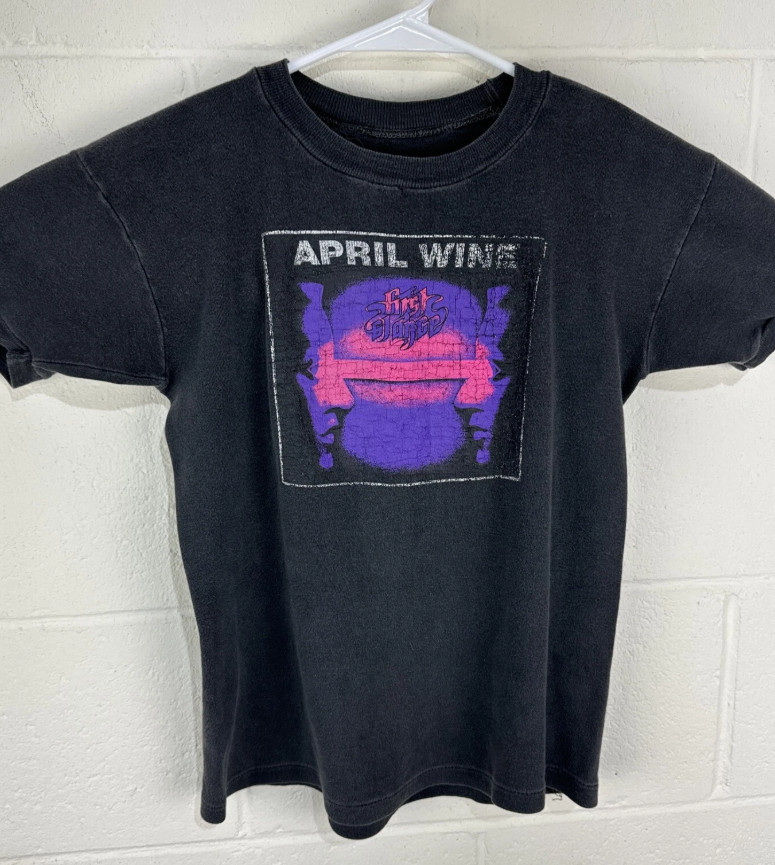 VINTAGE APRIL WINE FIRST GLANCE WORLD TOUR Unisex Shirt All Size