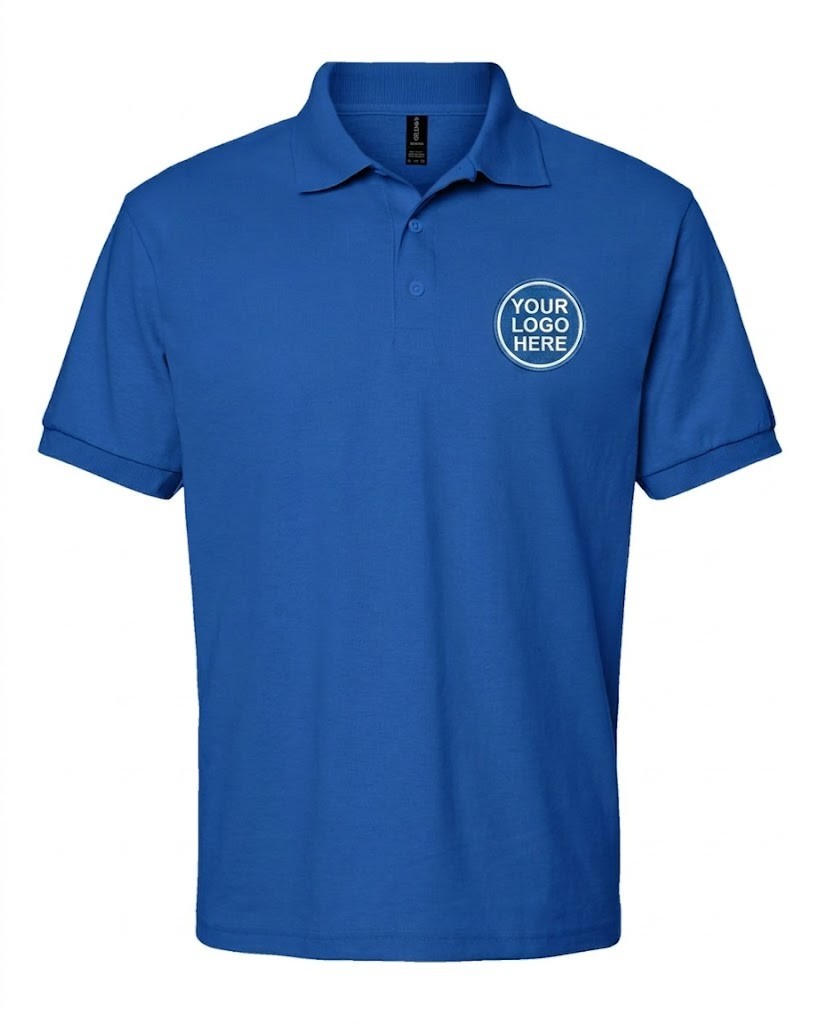 Custom Logo Print Polo T-Shirt Unisex Gildan Tee S – 5XL (Bulk Order Available)