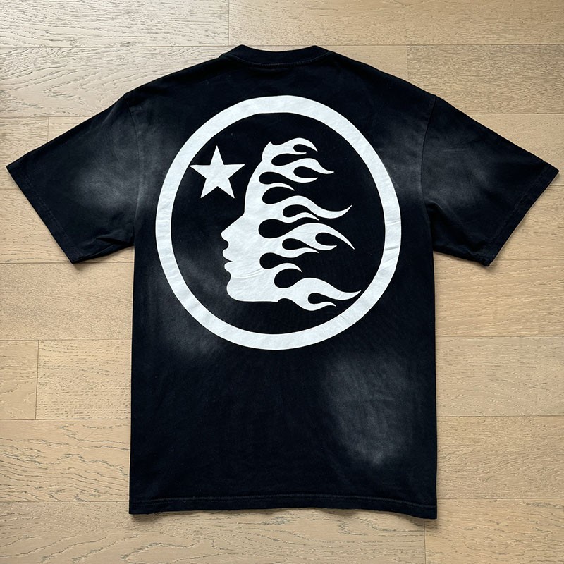 NEW Hell Studios star Classic Logo printing Starry Sky Hot Diamond Mens T-shirt