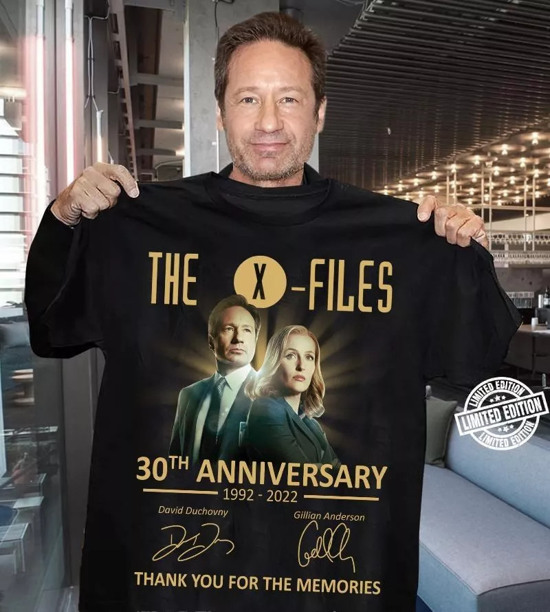 30 Years Anniversary The X-files T Shirt Full Size S-5XL SE589