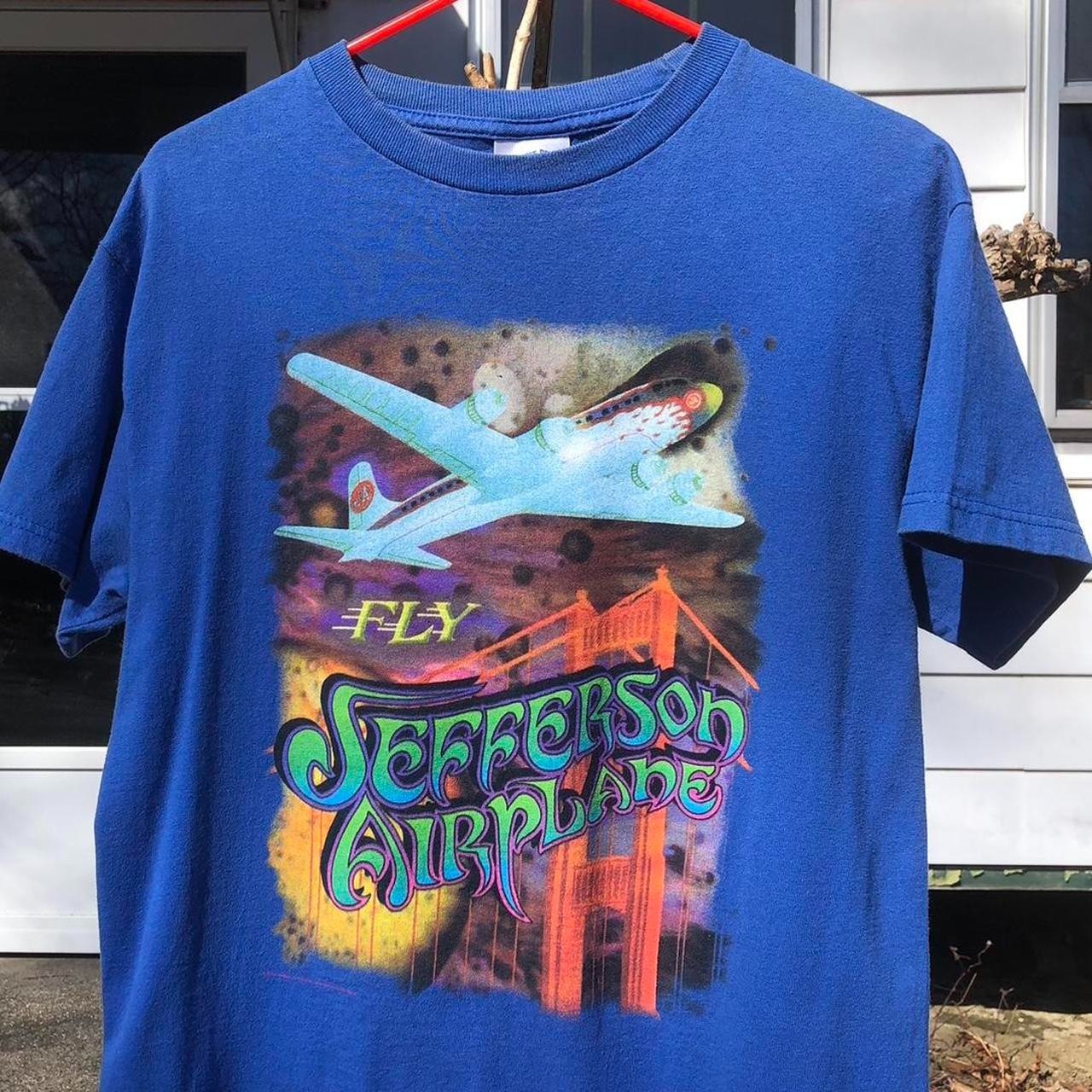 2004 Jefferson Airplane Fly Royal Blue All size S-5XL T Shirt BS2008