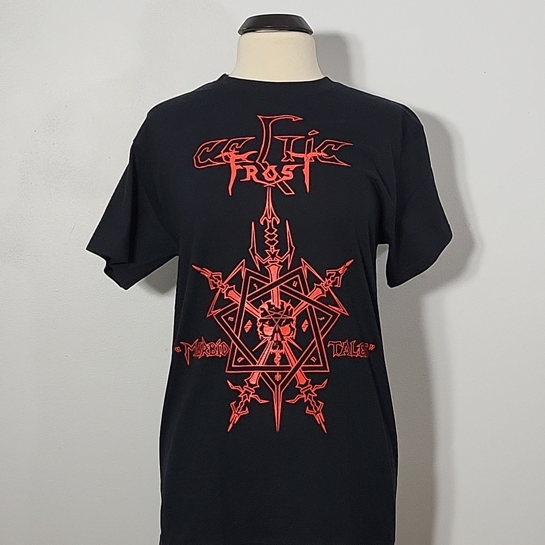CELTIC FROST Morbid Tales S SMALL T-Shirt Black Mens Band Logo