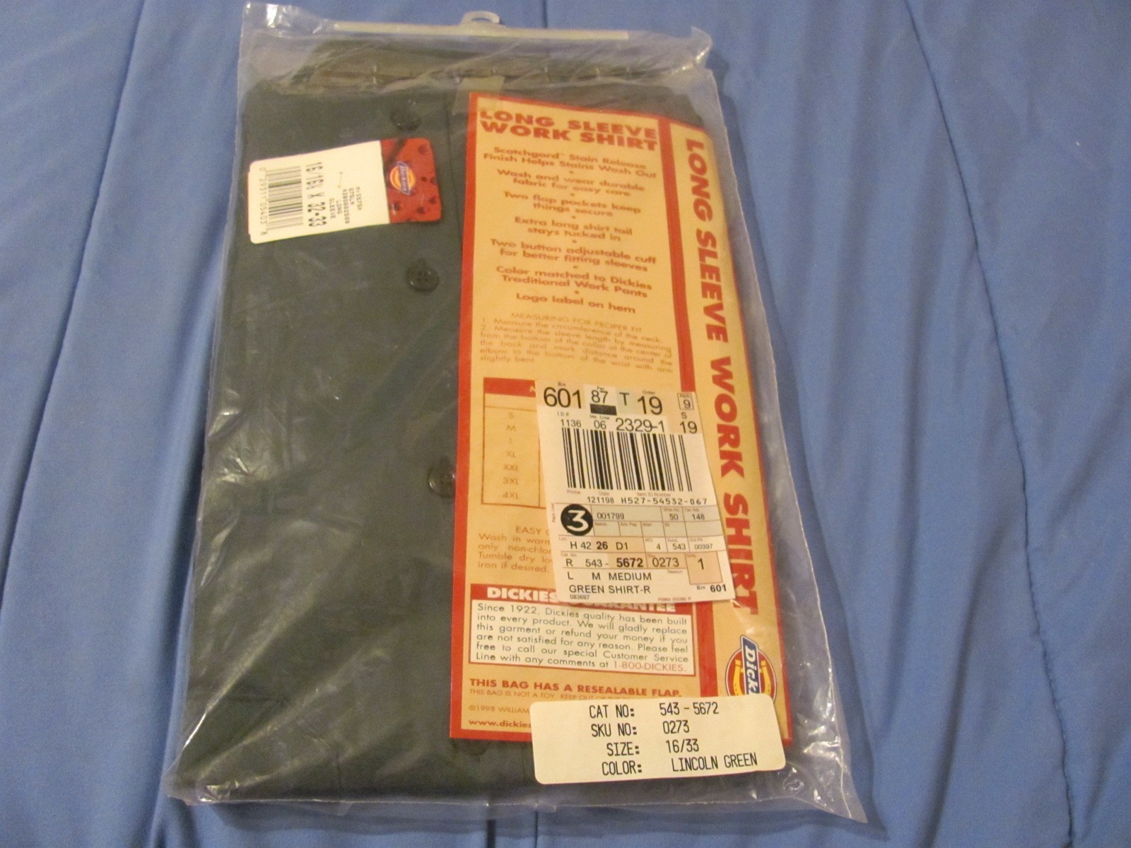 dickies work shirt long sleeve