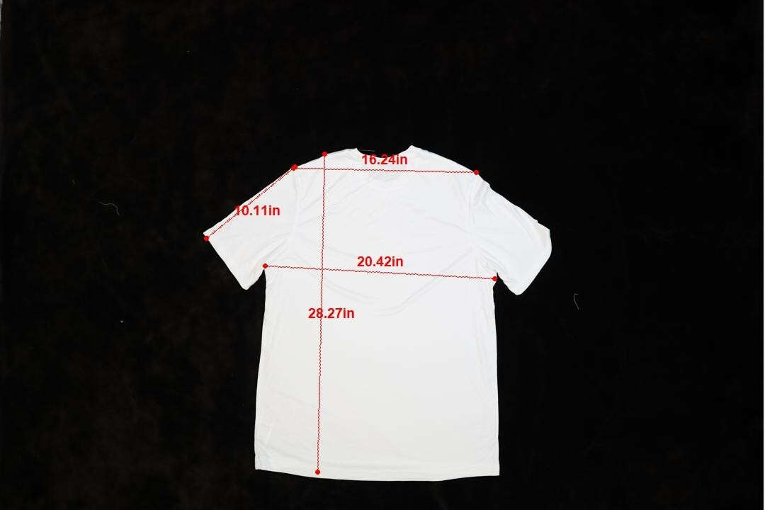 Joma Mens Solid White Short Sleeve Round Neck Athletic Soccer Blank T-Shirt M