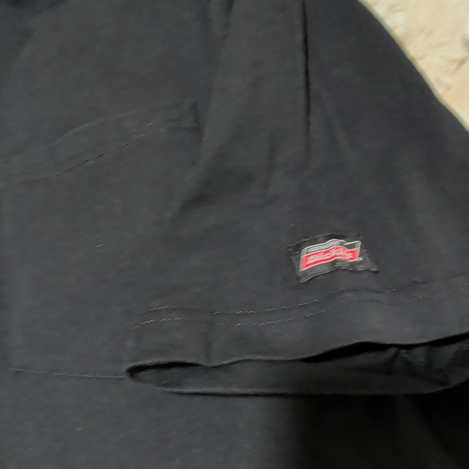 2 Dickies Men’s Black Cotton Knit Pocket T-Shirts, Short & Long Slv XLT