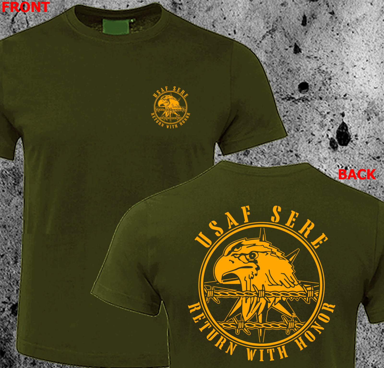 SERE Survival Evasion Resistance Escape USAF Army – custom t-shirt