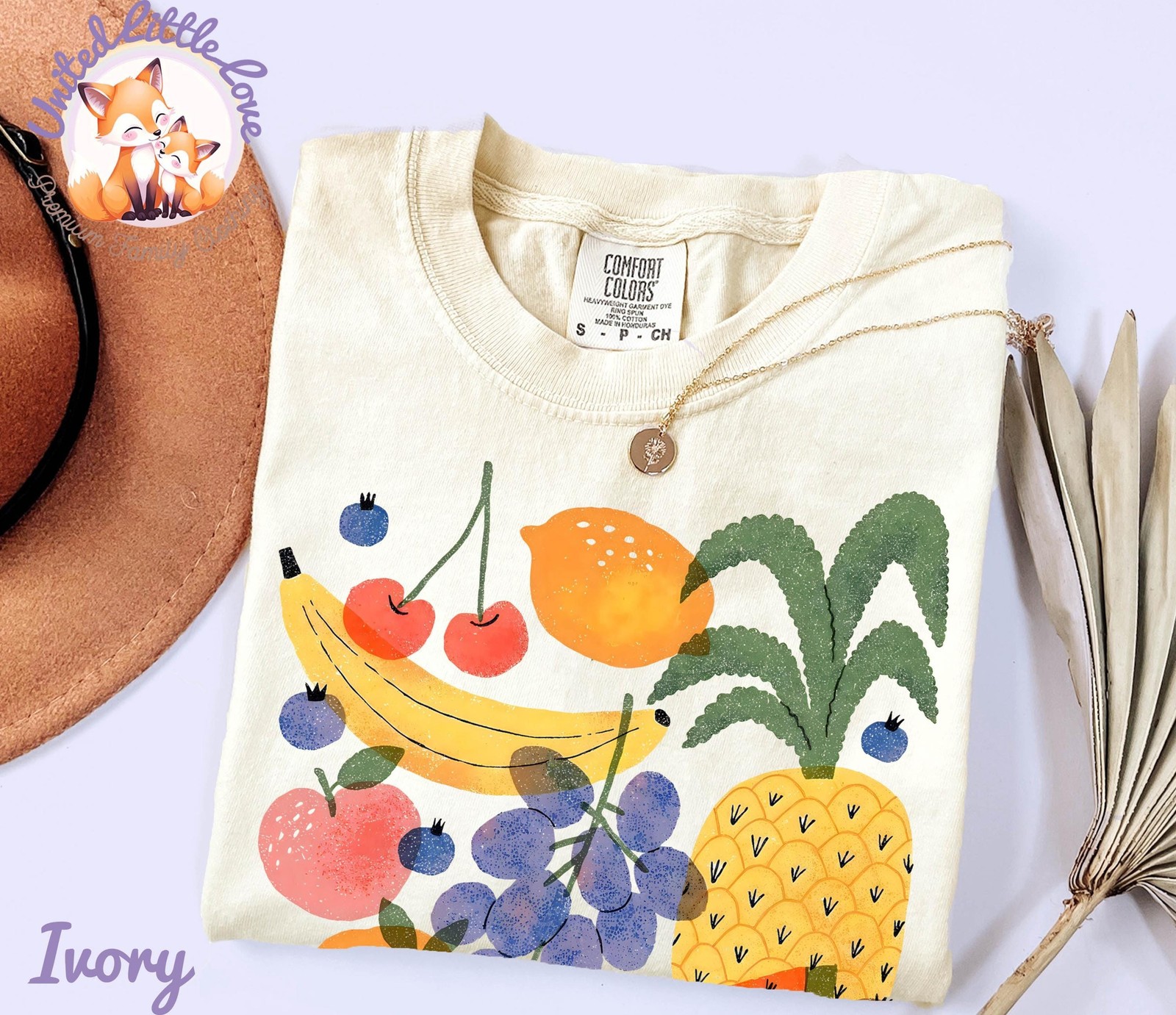 Summer Fruit Comfort Colors Shirt Aesthetic Fruit Shirt Vintage Cottagecore