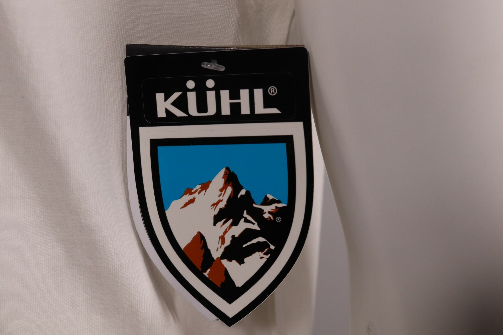 Kuhl Men’s White Blue Logo Klassik Fit (Retail $35) Size Small