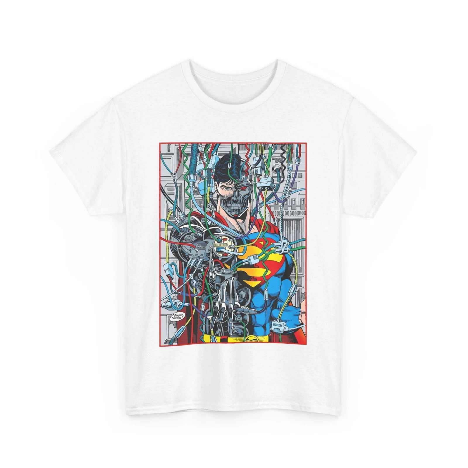 Cyborg Superman T-Shirt – DC Comics – Dan Jurgens Art – Reign of the Supermen