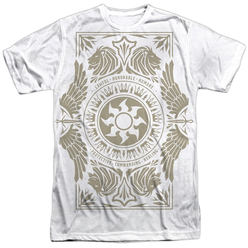 MAGIC THE GATHERING WHITE MANA Licensed Adult Graphic Tee Shirt SM-3XL