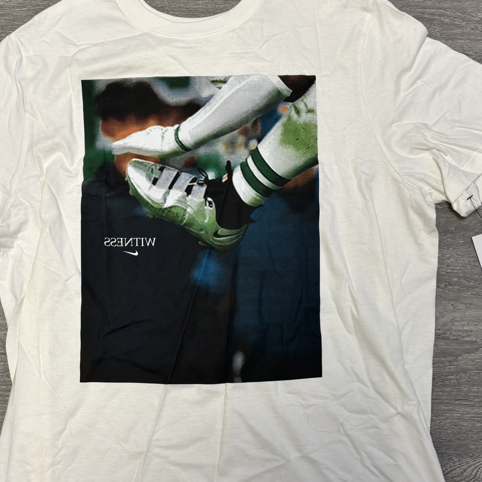 Nike Lebron x Saquon Barkley Witness T Shirt (White) IM6781-100 Sz 2XL Men’s