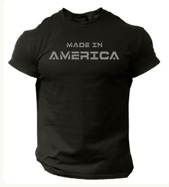 Rogue Style Made in America USA Flag Men’s Patriotic T-Shirt