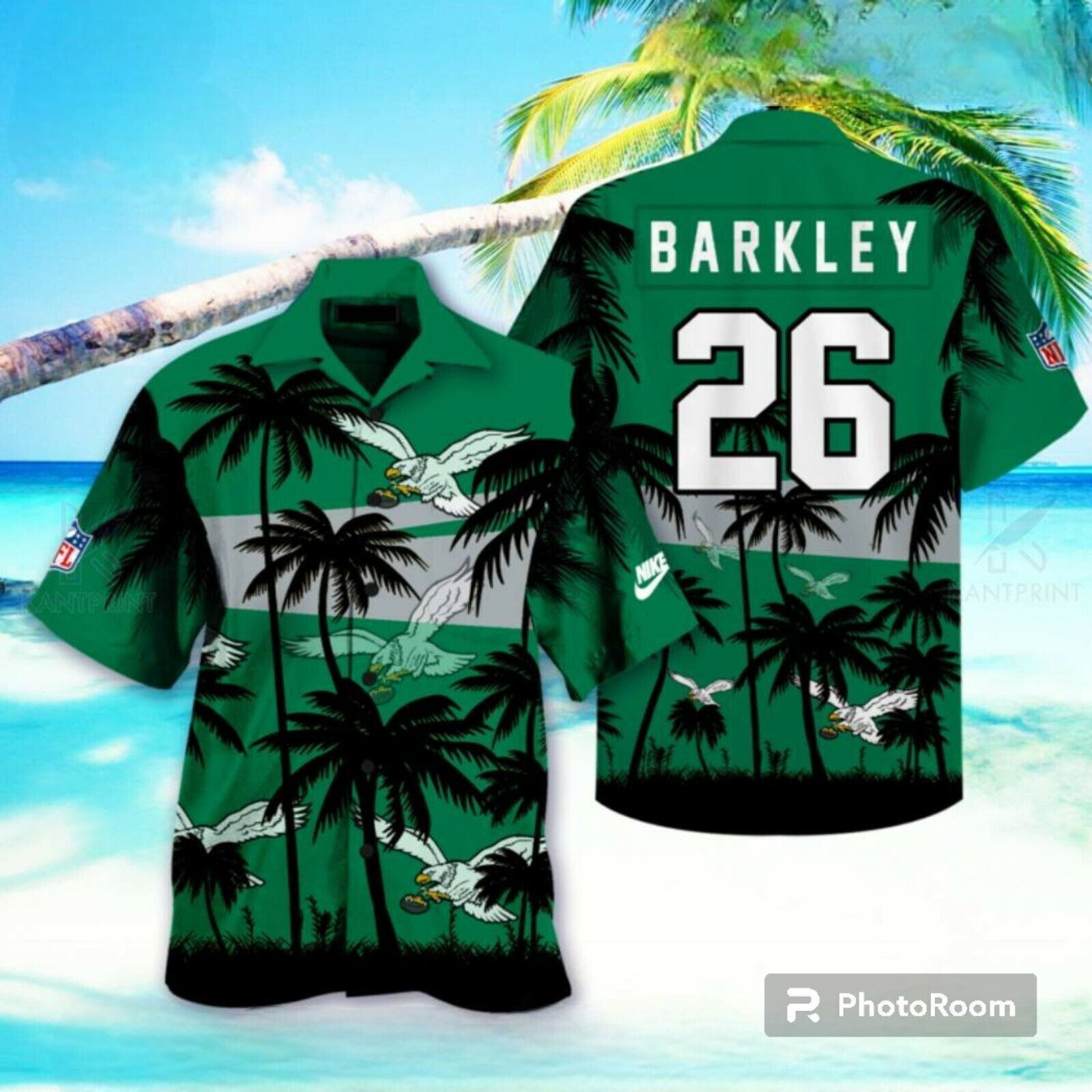 Saquon Barkley #26 Philadelphia Eagles Hawaiian22
