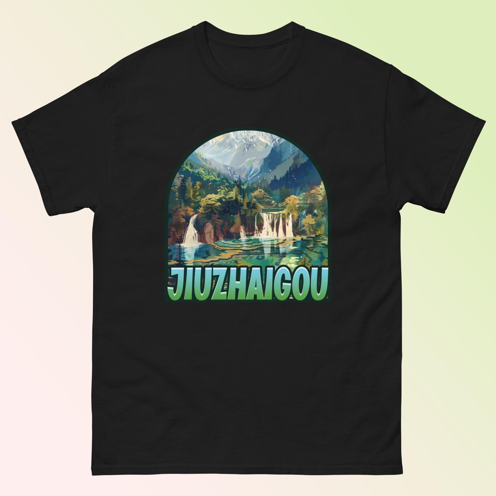 Jiuzhaigou Valley China – Unisex Short Sleeve T-Shirt