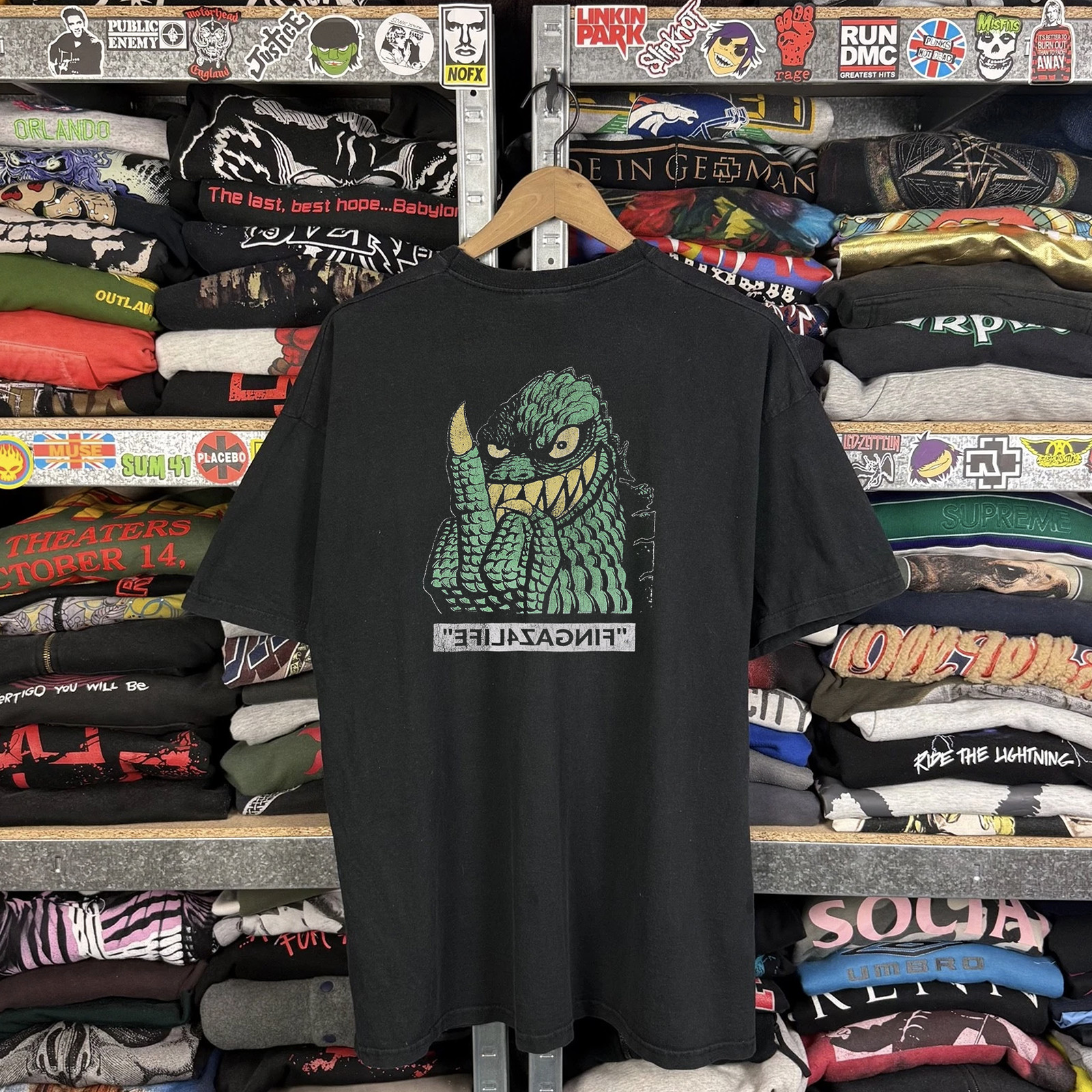 Soundgarden FINGAZ4LIFE Aged T-Shirt Black XL