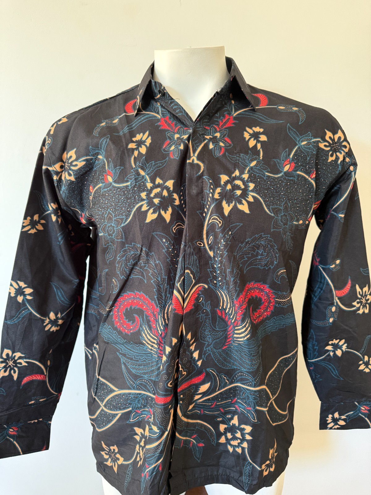 13 Unit Batik Men Shirt Polyester Material Multicolor Multipattern