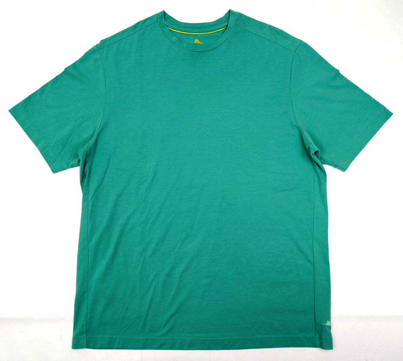 Tommy Bahama UPF 50+ Pima Cotton Blend Shirt Men’s S Teal Performance Crew