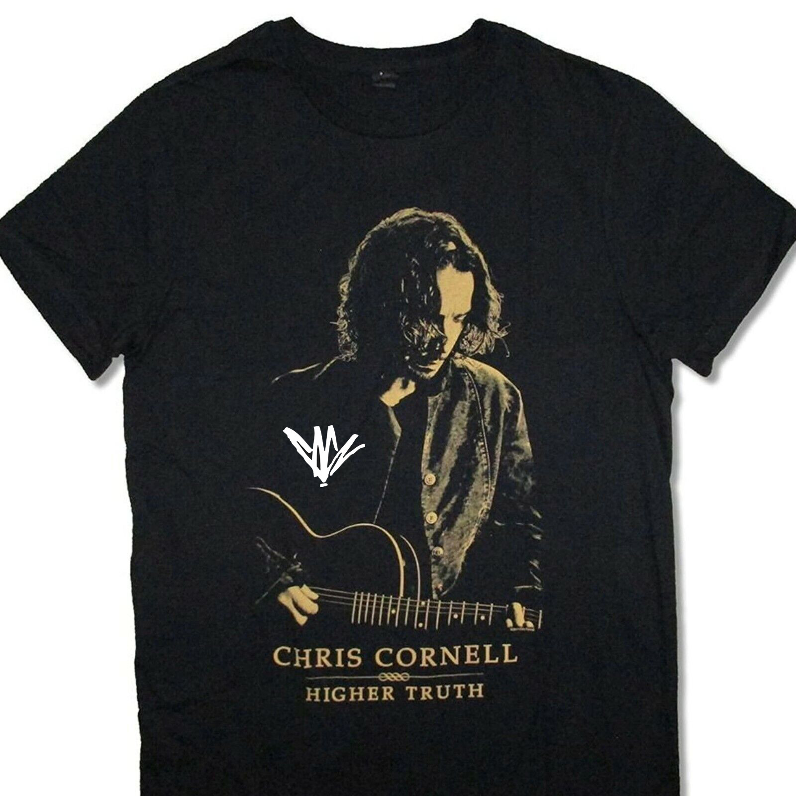 Black Chris Cornell Tee Shirt Cotton Men Black Short Sleeve All Size S-234XL